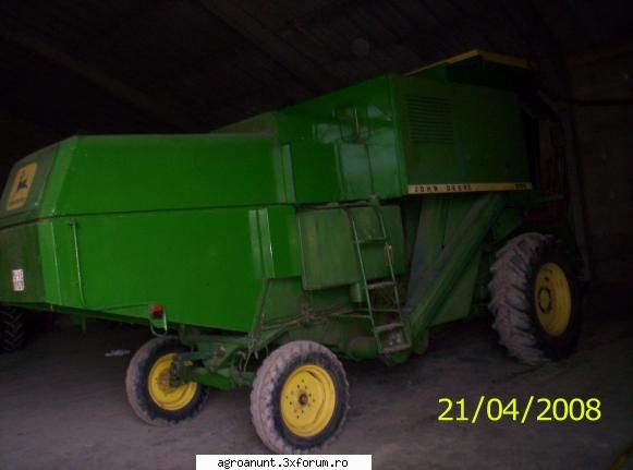 vand combina treierat cereale, marca john deere, tip 955, an fabricatie 1984, in stare foarte buna